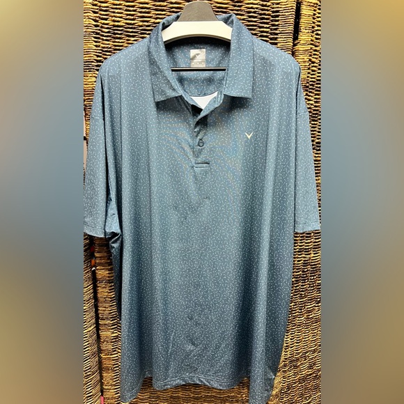 Callaway- Opti Dri, Men’s 3X All over print Polo shirt - Picture 1 of 7